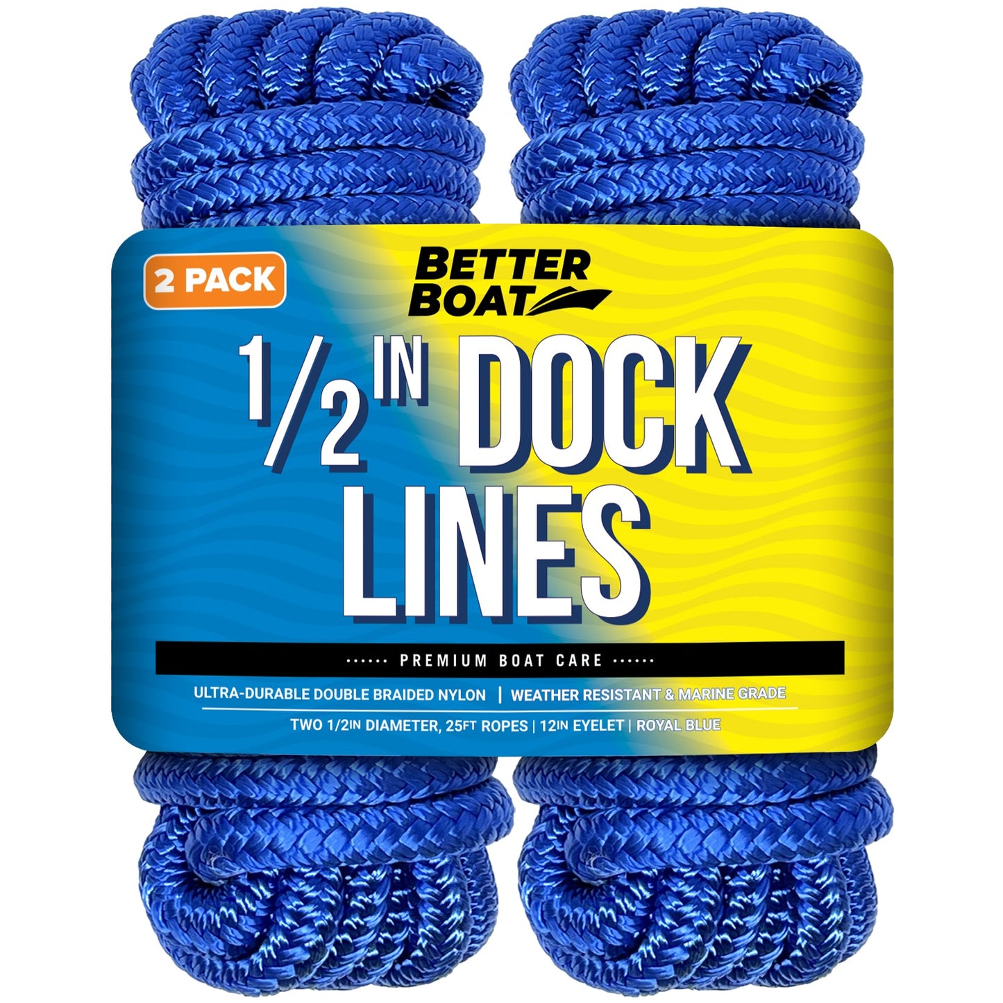 1/2 Dock Lines 25FT