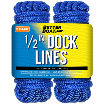 1/2 Dock Lines 25FT