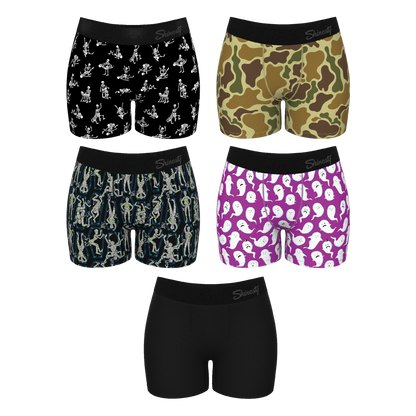 The Halloween Needs | Women’s Boxers 5 Pack