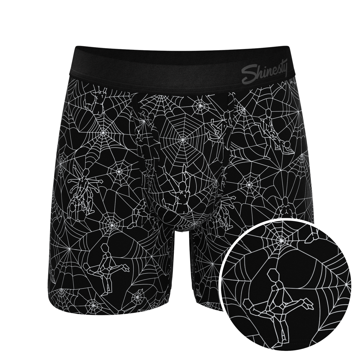 The Harlot's Web | Naughty Spider Web Ball Hammock® Pouch Underwear With Fly