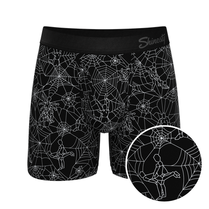 The Harlot's Web | Naughty Spider Web Ball Hammock® Pouch Underwear With Fly