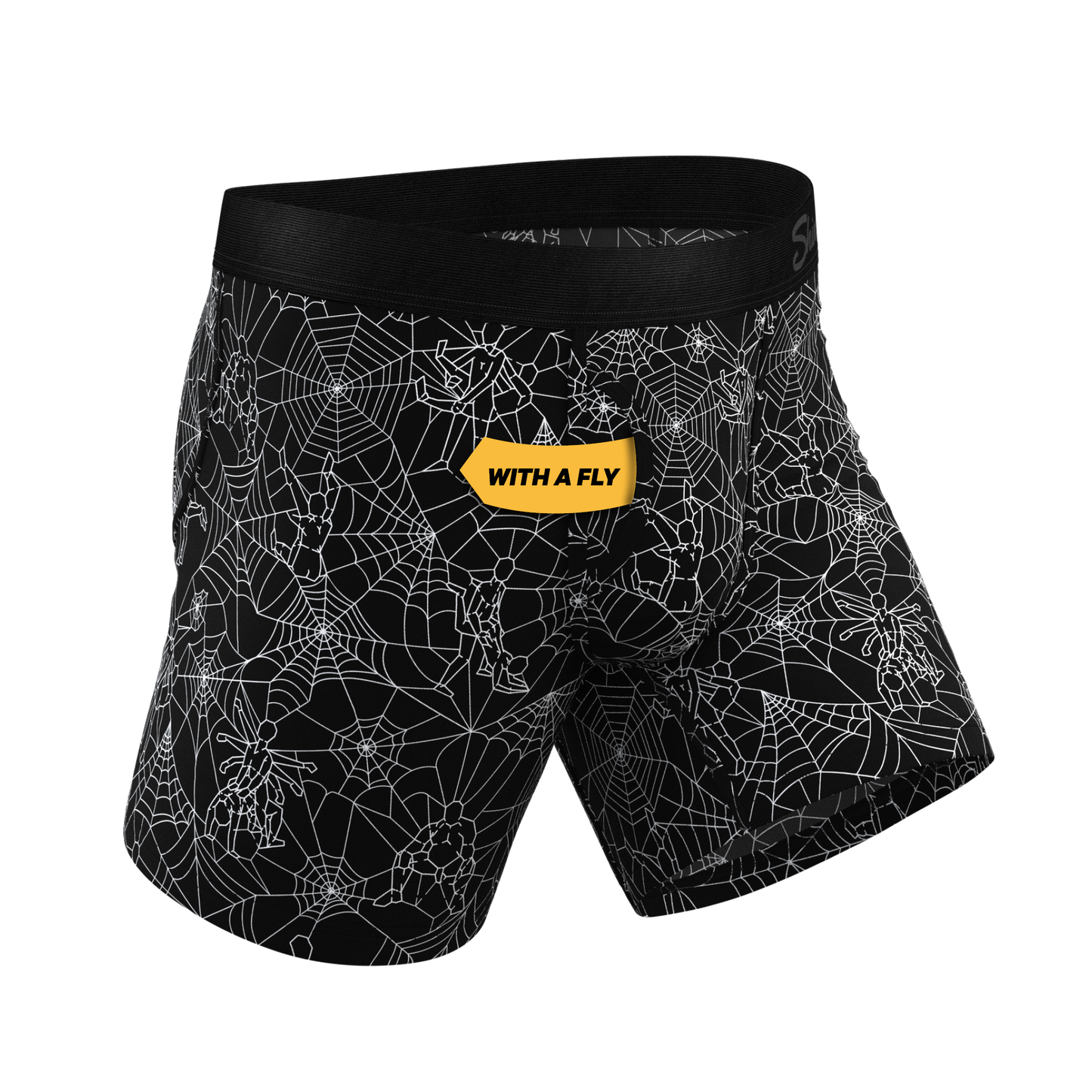 The Harlot's Web | Naughty Spider Web Ball Hammock® Pouch Underwear With Fly