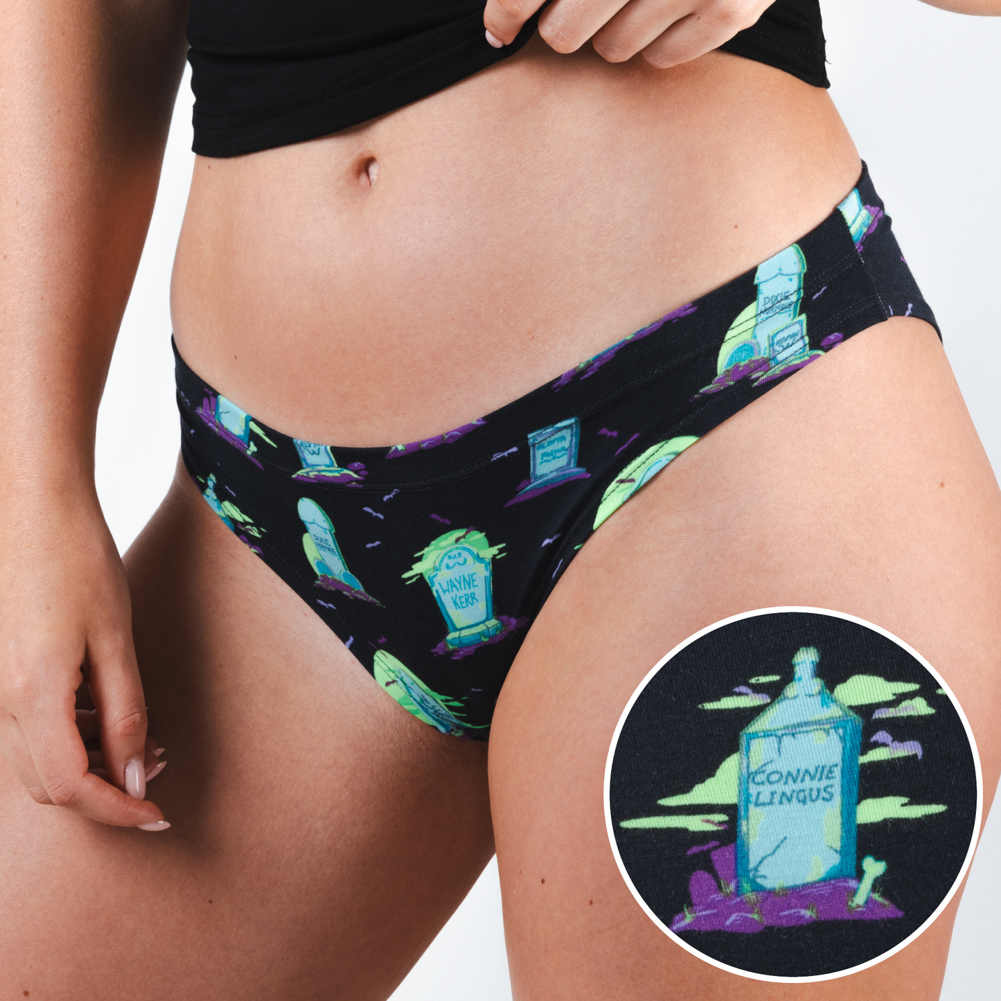 The Headstone | Tombstone Modal Bikini Underwear