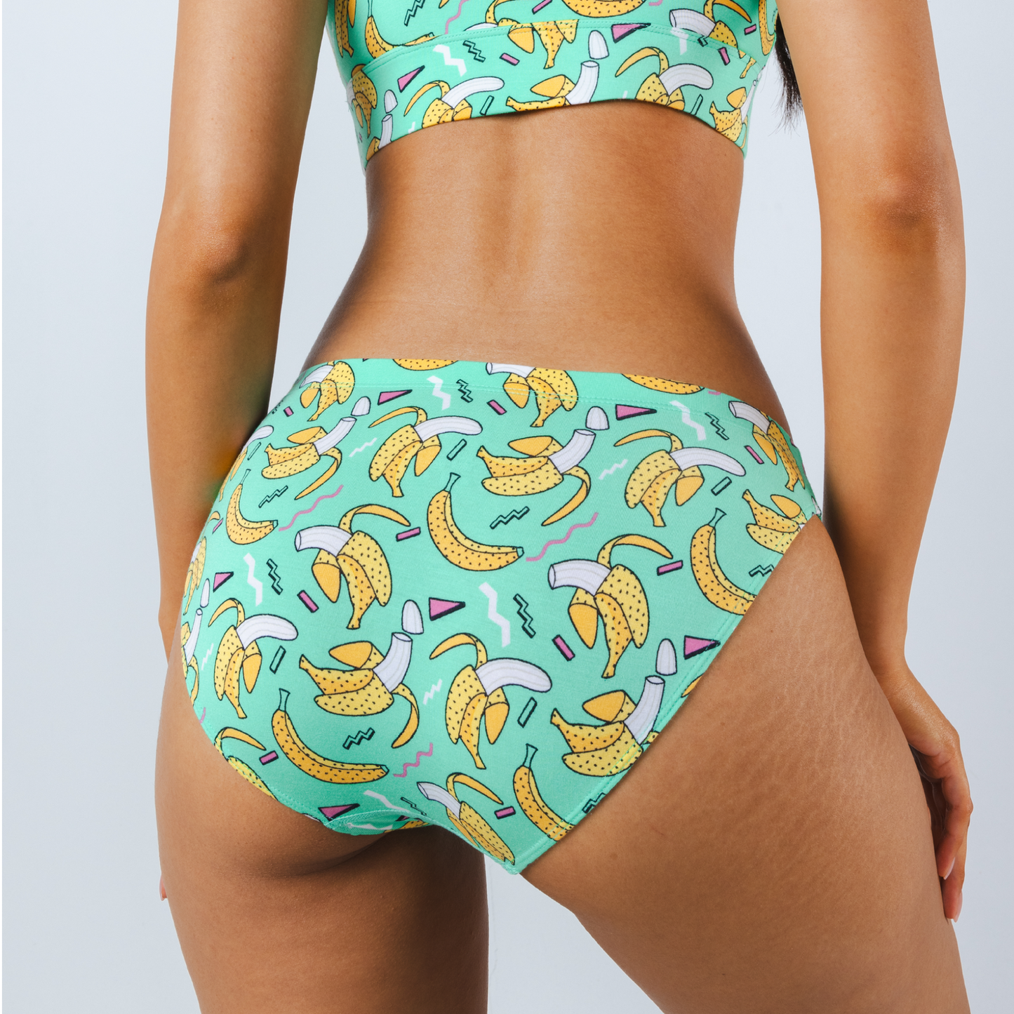 The Health Class | Retro Banana Modal Bikini Underwear