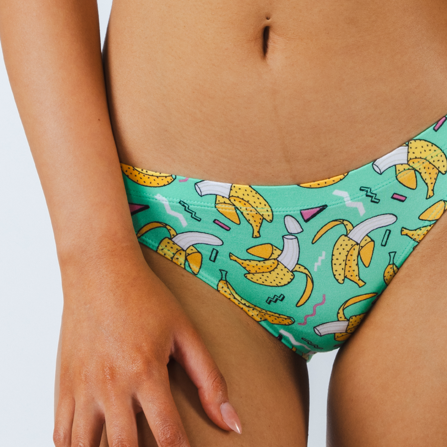 The Health Class | Retro Banana Modal Bikini Underwear