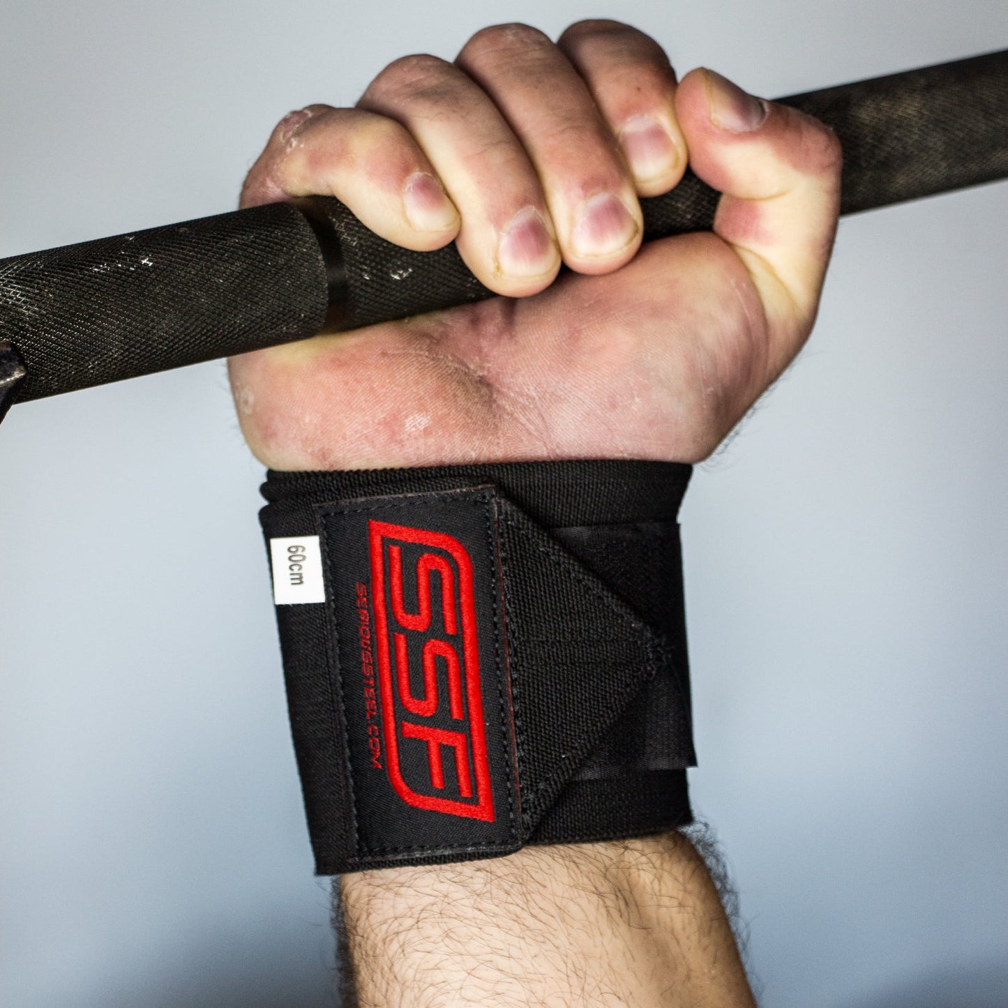 Heavy Duty Wrist Wraps (60cm, Black)