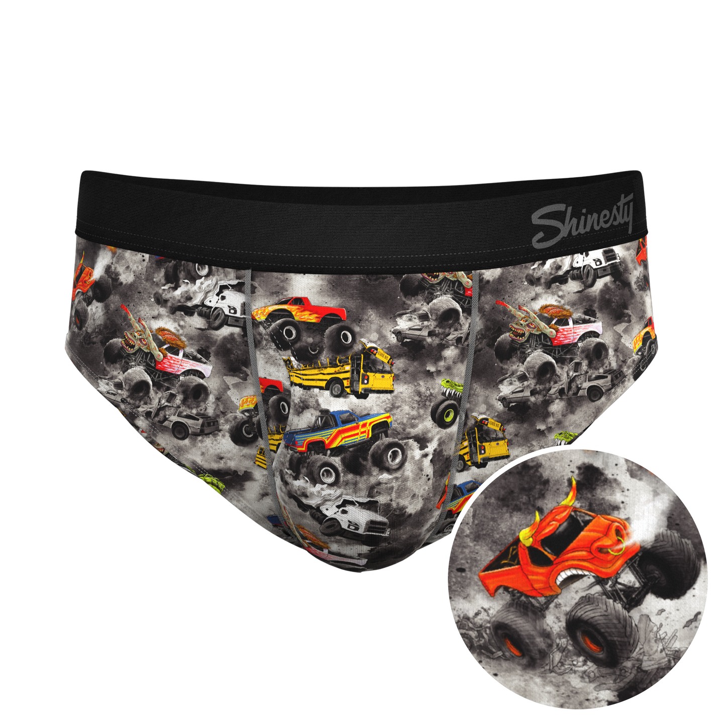 The Here Be Monsters | Monster Truck Ball Hammock® Pouch Underwear Briefs