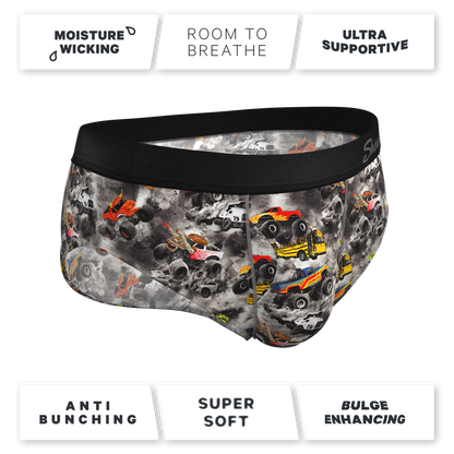 The Here Be Monsters | Monster Truck Ball Hammock® Pouch Underwear Briefs