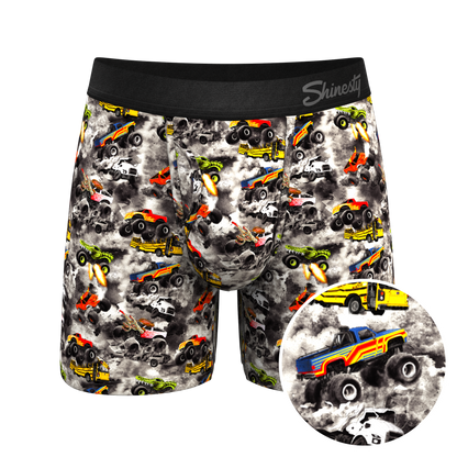 The Here Be Monsters | Monster Truck Ball Hammock® Pouch Underwear With Fly