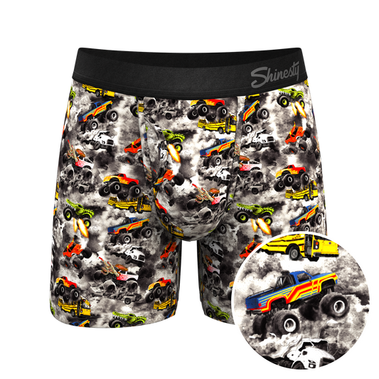 The Here Be Monsters | Monster Truck Ball Hammock® Pouch Underwear With Fly