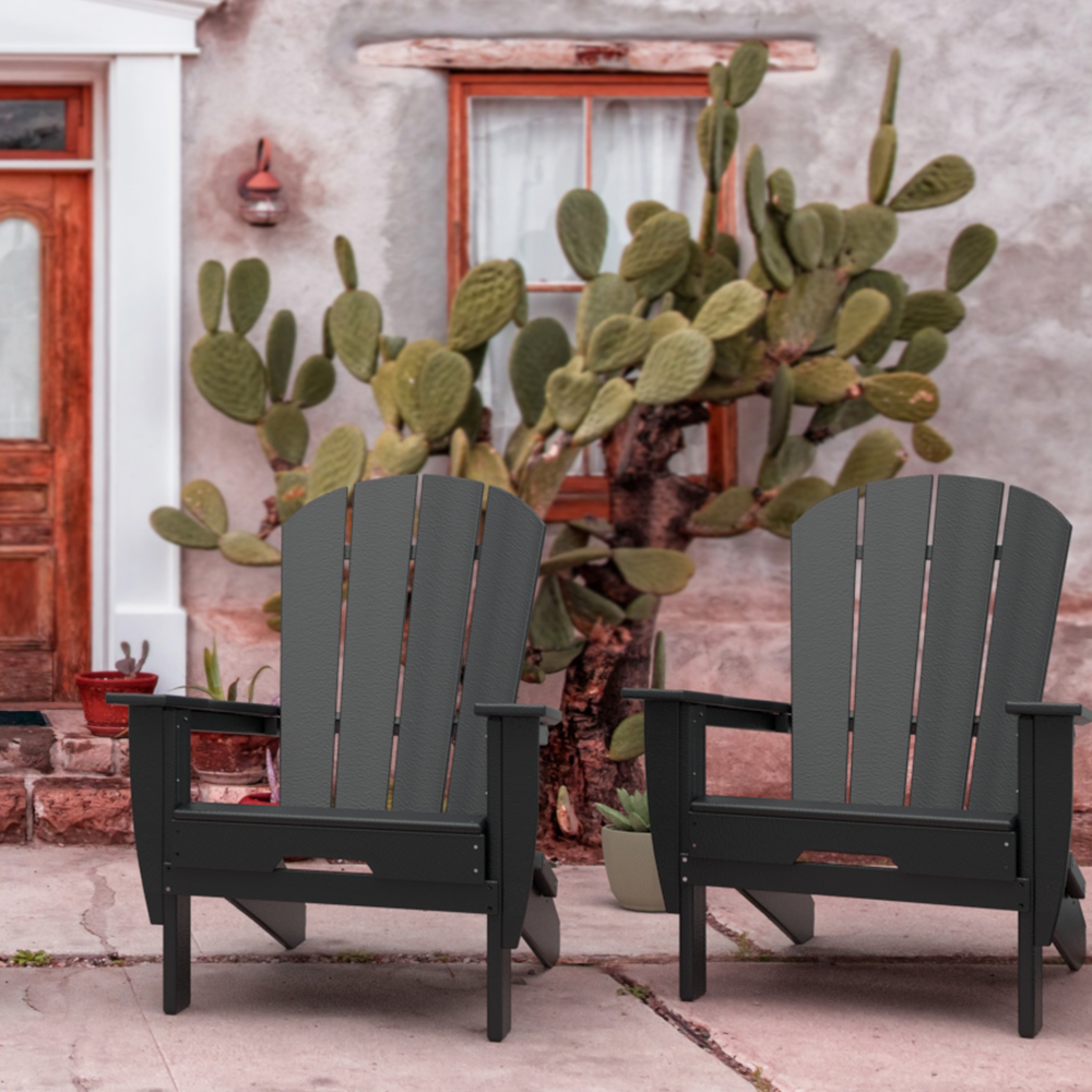 Heritage Folding Adirondack Chair by ResinTEAK