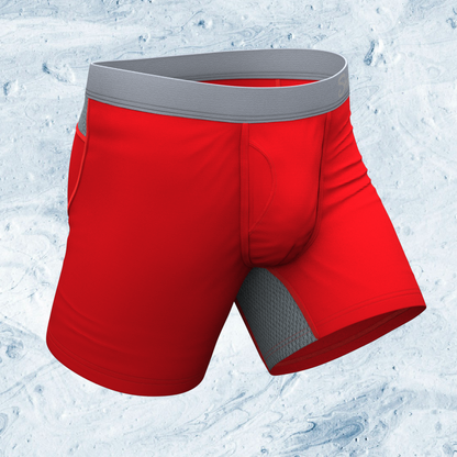 The High Caliber | Red paradICE™ Cooling Ball Hammock® Pouch Underwear