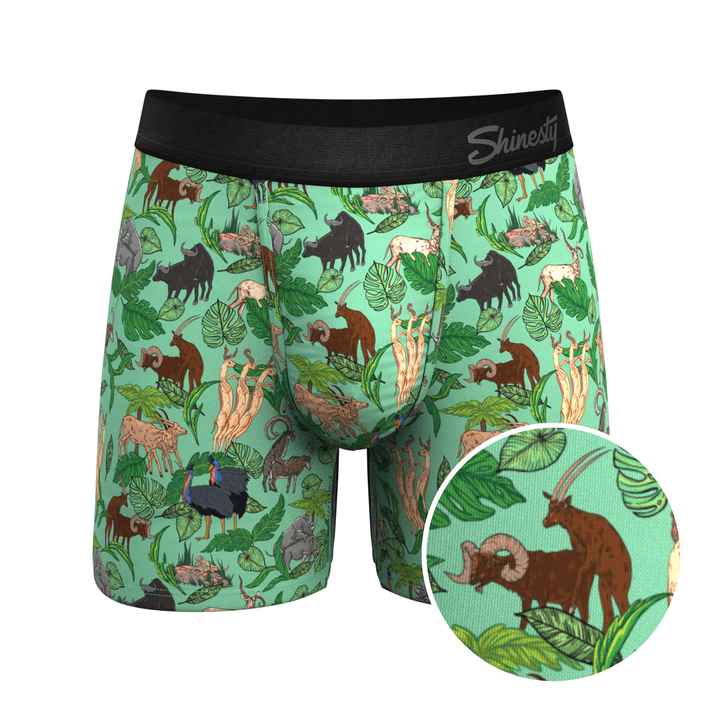 The Hornography | Tropical Animals Ball Hammock® Pouch Underwear