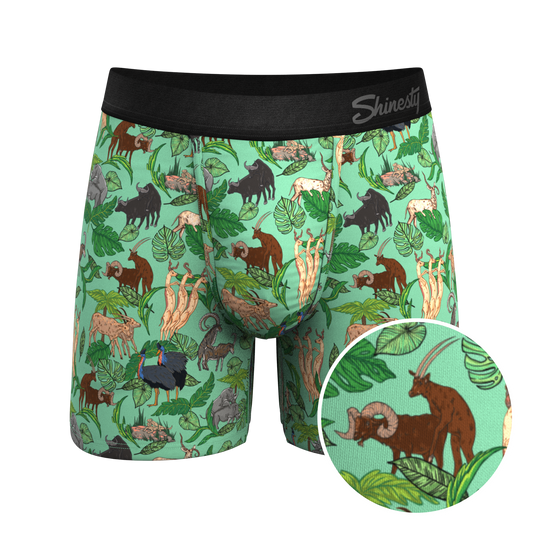 The Hornography | Tropical Animals Ball Hammock® Pouch Underwear