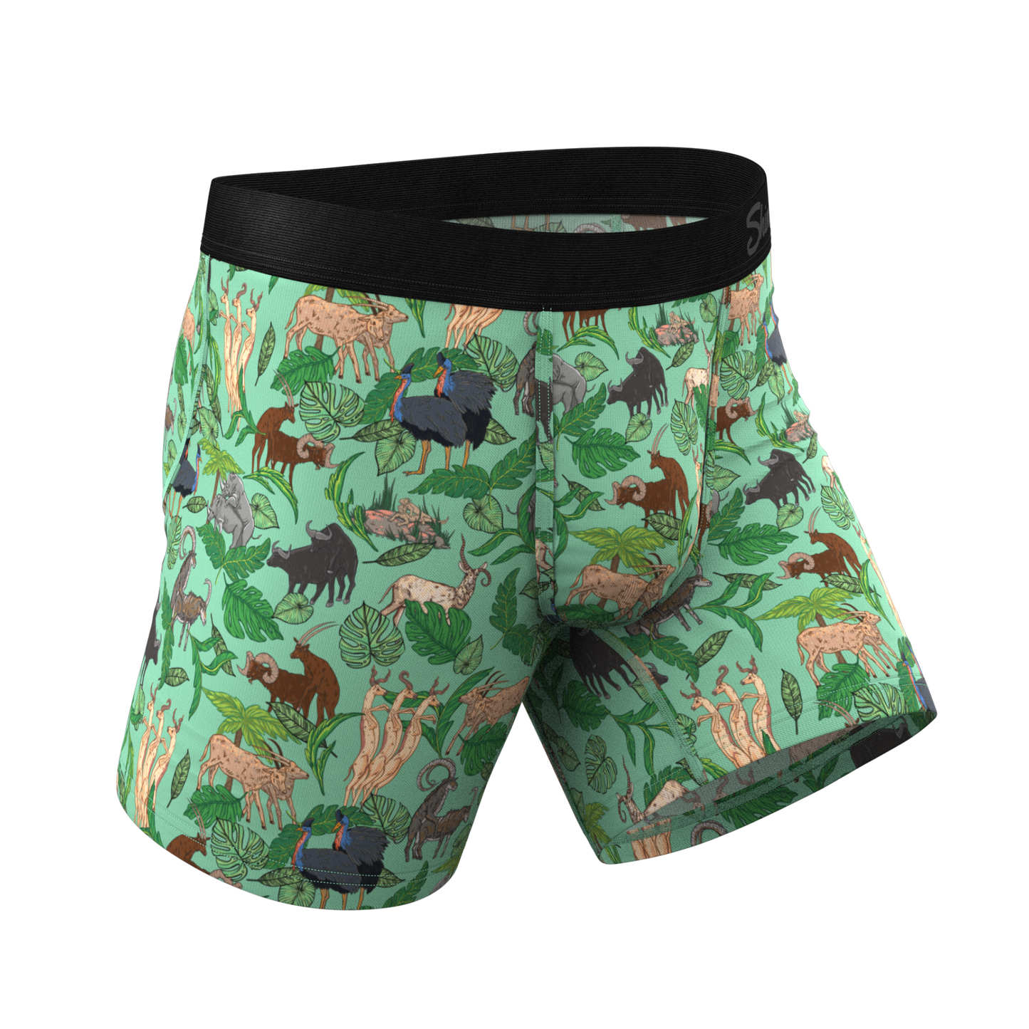 The Hornography | Tropical Animals Ball Hammock® Pouch Underwear