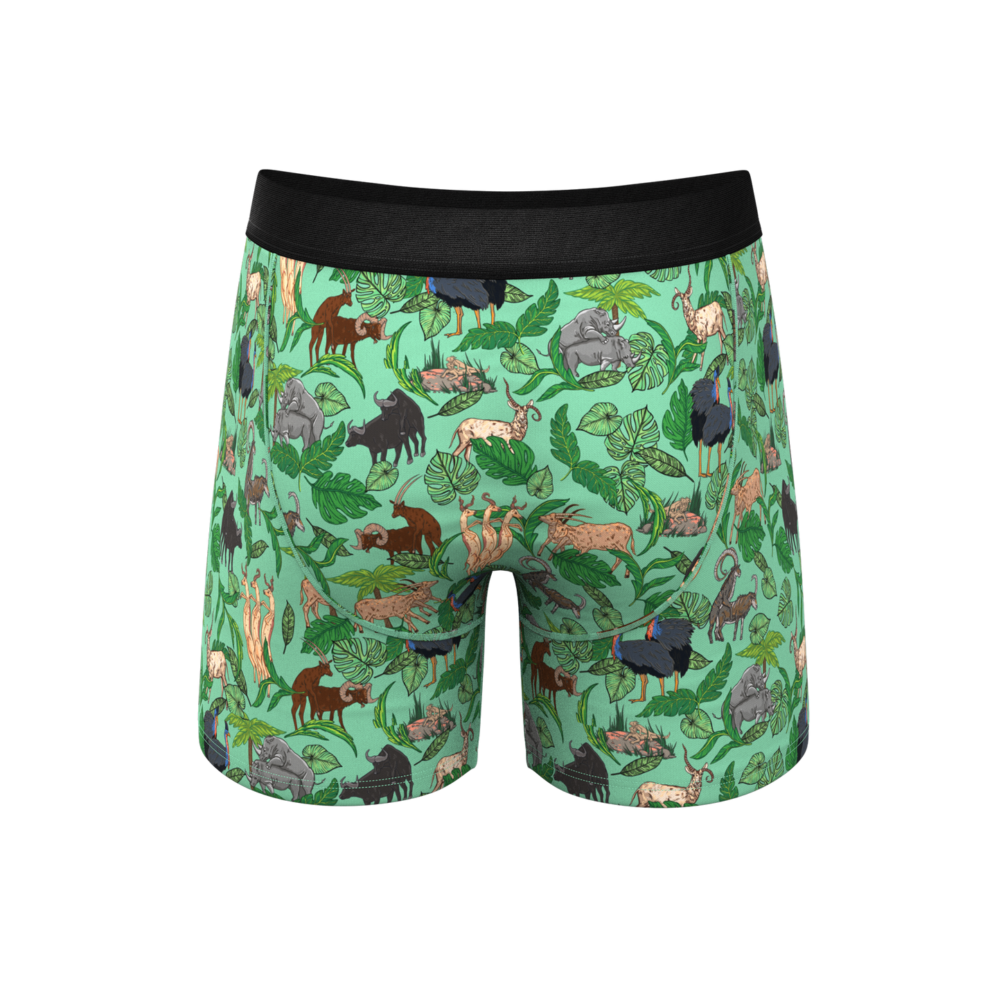 The Hornography | Tropical Animals Ball Hammock® Pouch Underwear