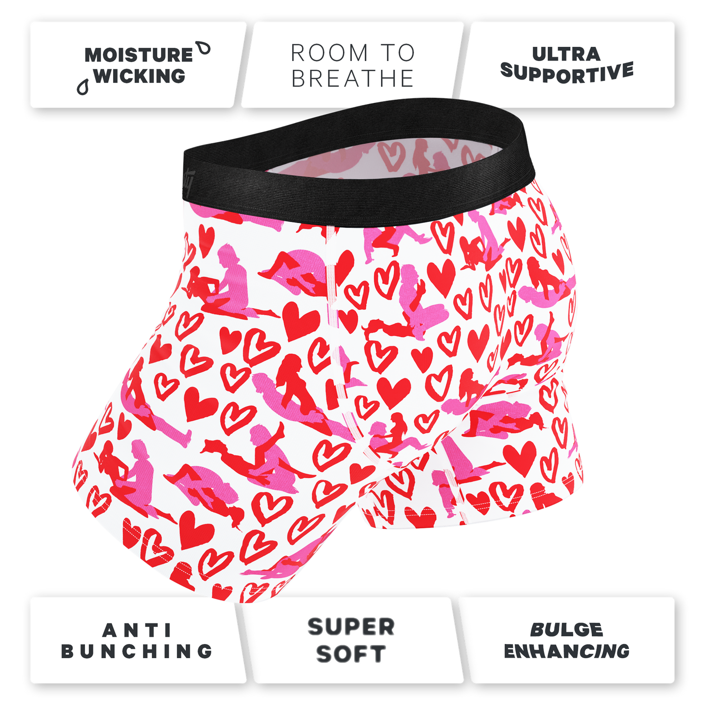 The Hot-Blooded Handbook | Valentines Ball Hammock® Pouch Underwear