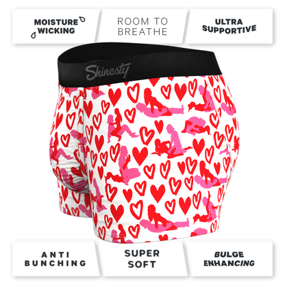 The Hot-Blooded Handbook | Valentines Ball Hammock® Pouch Trunks Underwear