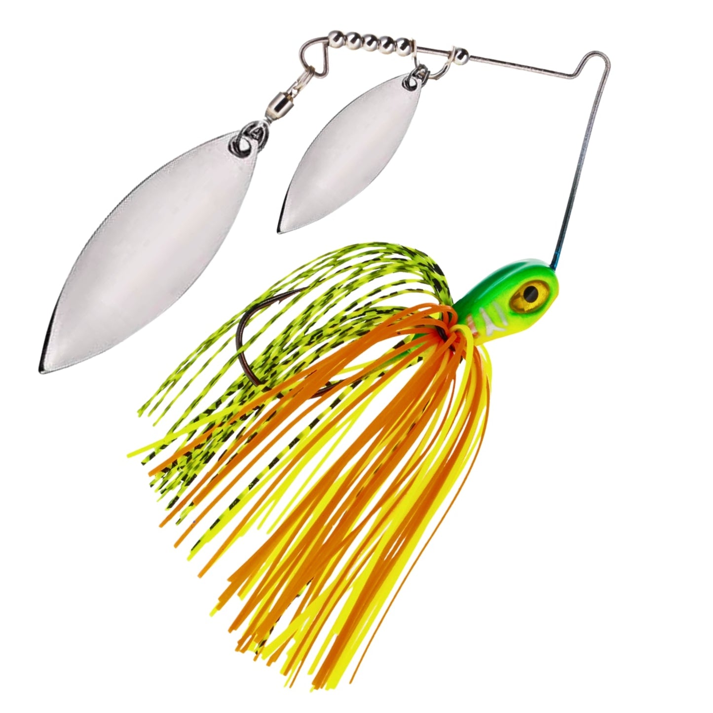 Reaction Tackle Lead Spinnerbaits – 3-Pack, Double Willow Blade