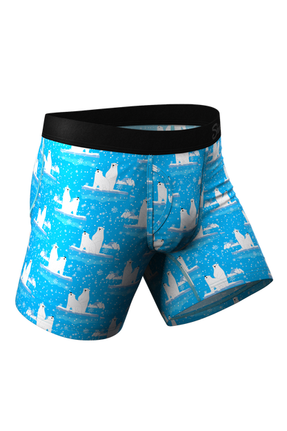 The Polar Plunge | Polar Bear Ball Hammock® Boxer With Fly and Cheeky Underwear Pack