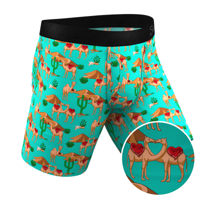 The Hump Day | Camels Long Leg Ball Hammock® Pouch Underwear With Fly