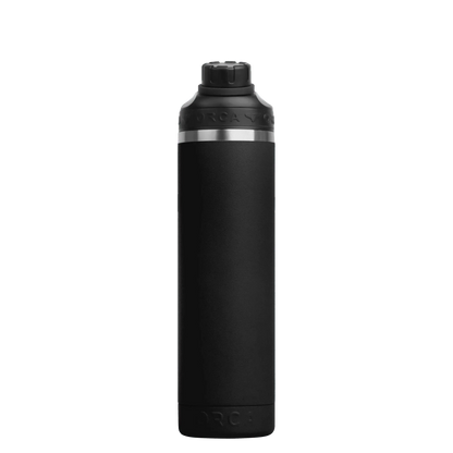 HYDRA™ 22OZ Water Bottle with Powder Coat Finish & Silicone Grip Whale Tale Handle