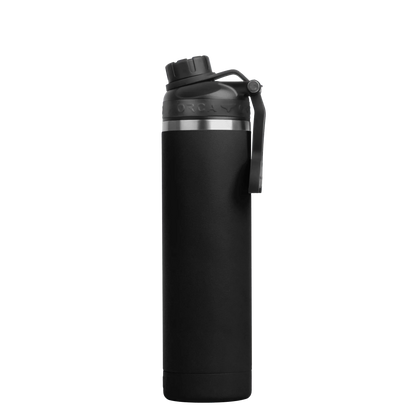 HYDRA™ 22OZ Water Bottle with Powder Coat Finish & Silicone Grip Whale Tale Handle