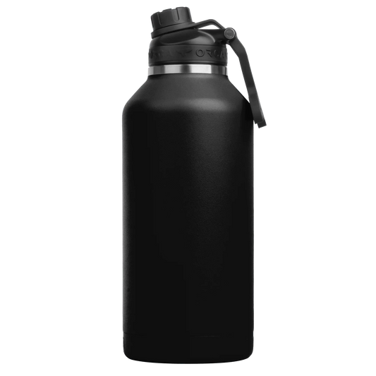 HYDRA™ 66OZ Water Bottle with Powder Coat Finish & Silicone Grip Whale Tale Handle