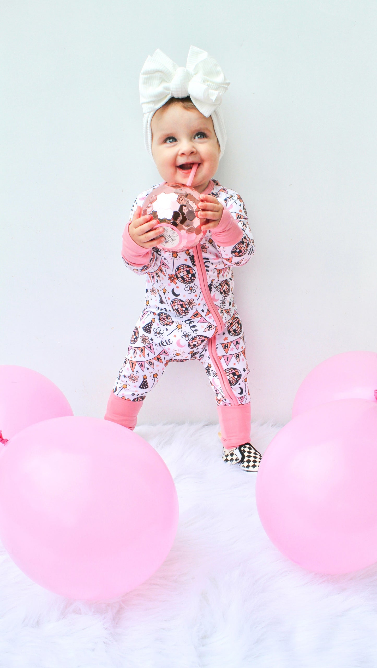 DISCO BIRTHDAY GIRL DREAM ROMPER