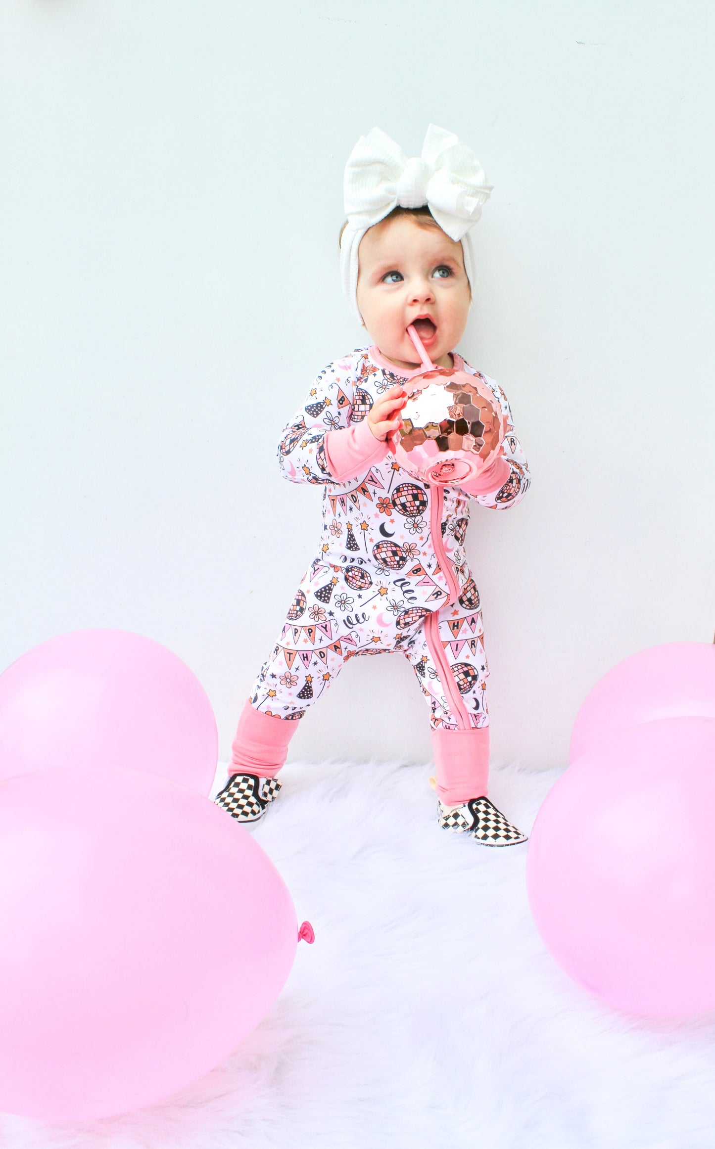 DISCO BIRTHDAY GIRL DREAM ROMPER