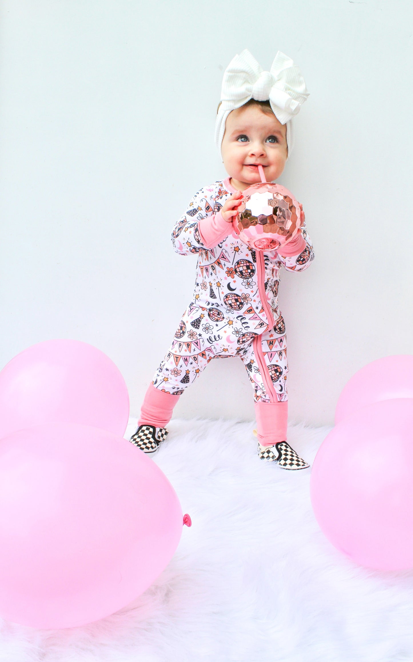 DISCO BIRTHDAY GIRL DREAM ROMPER