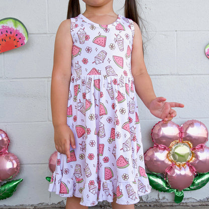 SWEET SUMMERTIME DREAM RUFFLE DRESS