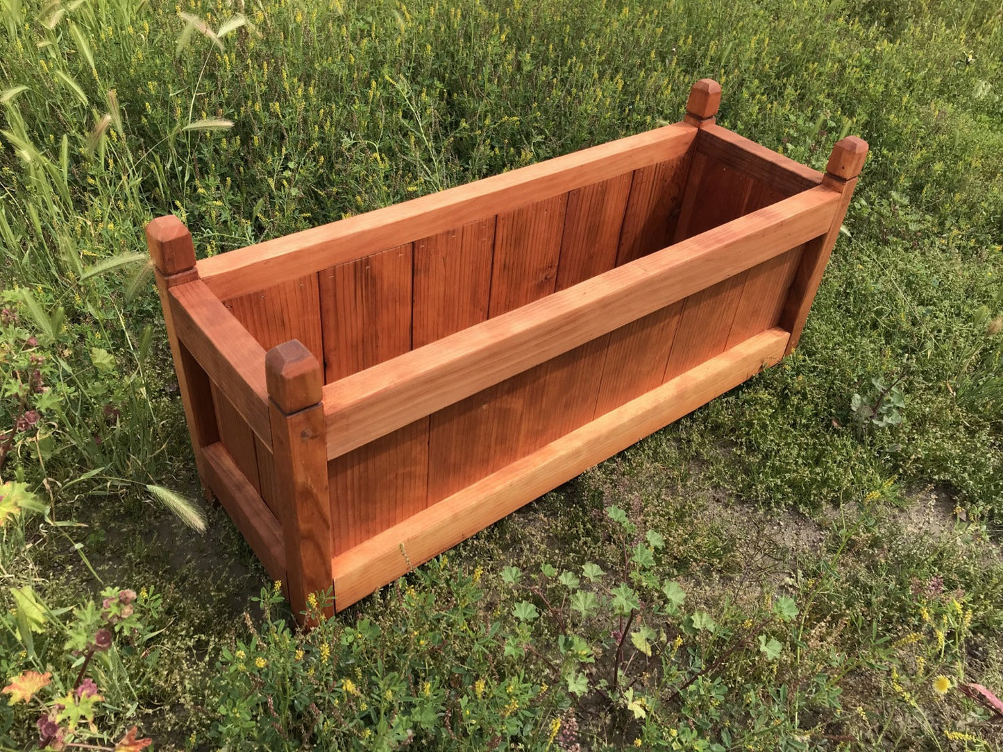 Garden Redwood Solid Planter Box