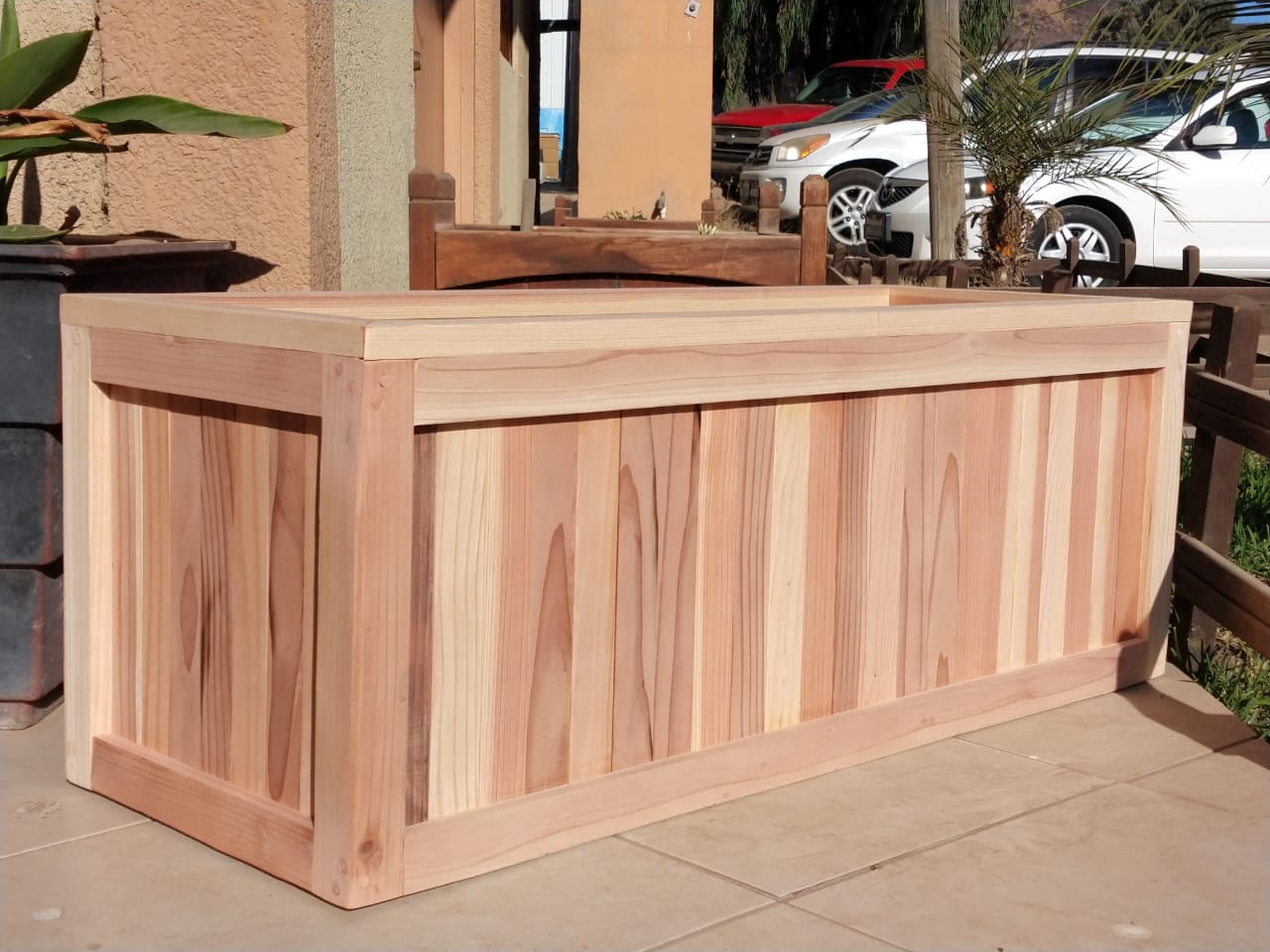 San Danielle Solid Redwood Planter Box