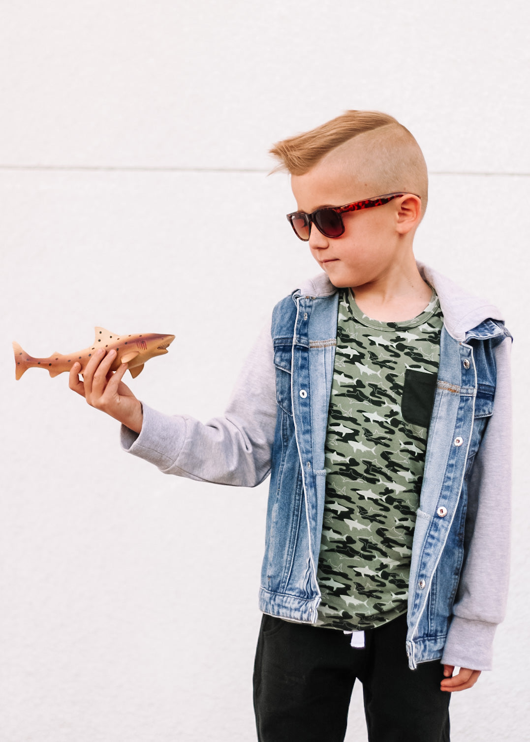 CAMO SHARK DREAM POCKET TEE