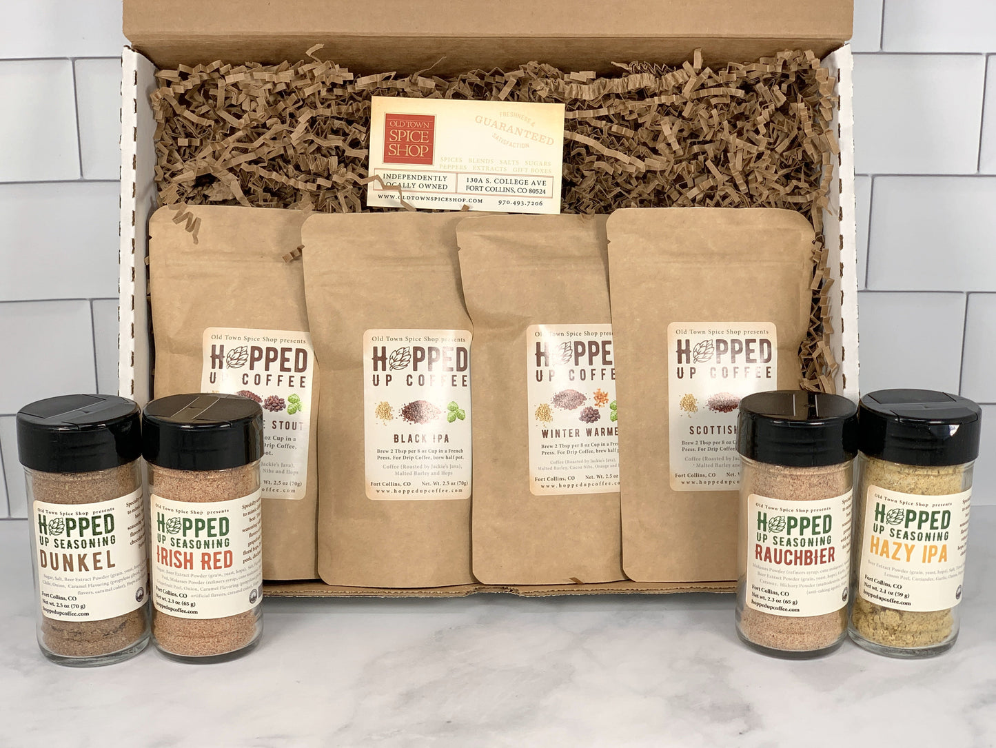 Hopped Up Coffee & Seasonings Gift Box