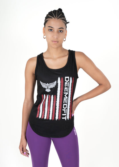 Women's "Freebird" Patriotic Tank Top