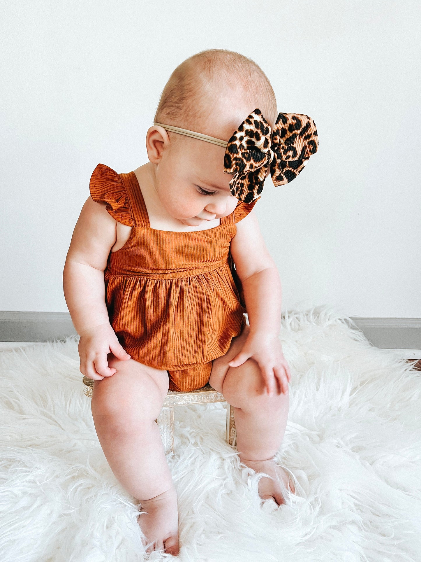 COPPER RIB DREAM BUBBLE ROMPER