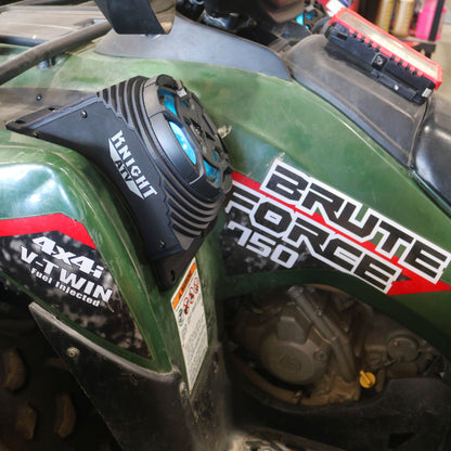 2002 to 2025 Brute Force/Prairie 650/750 Bluetooth ATV Speaker Pods - Fender Mounted