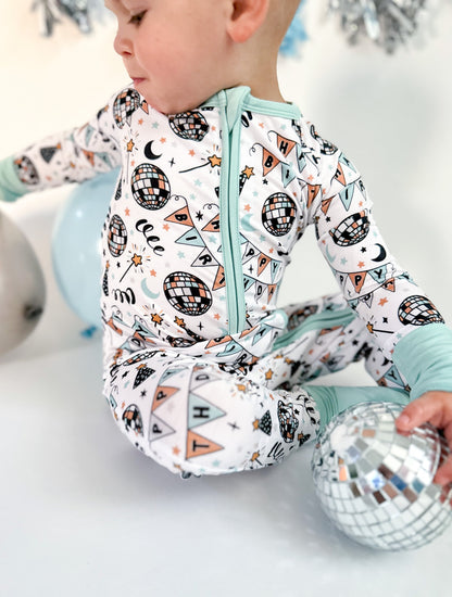 DISCO BIRTHDAY BOY DREAM ROMPER