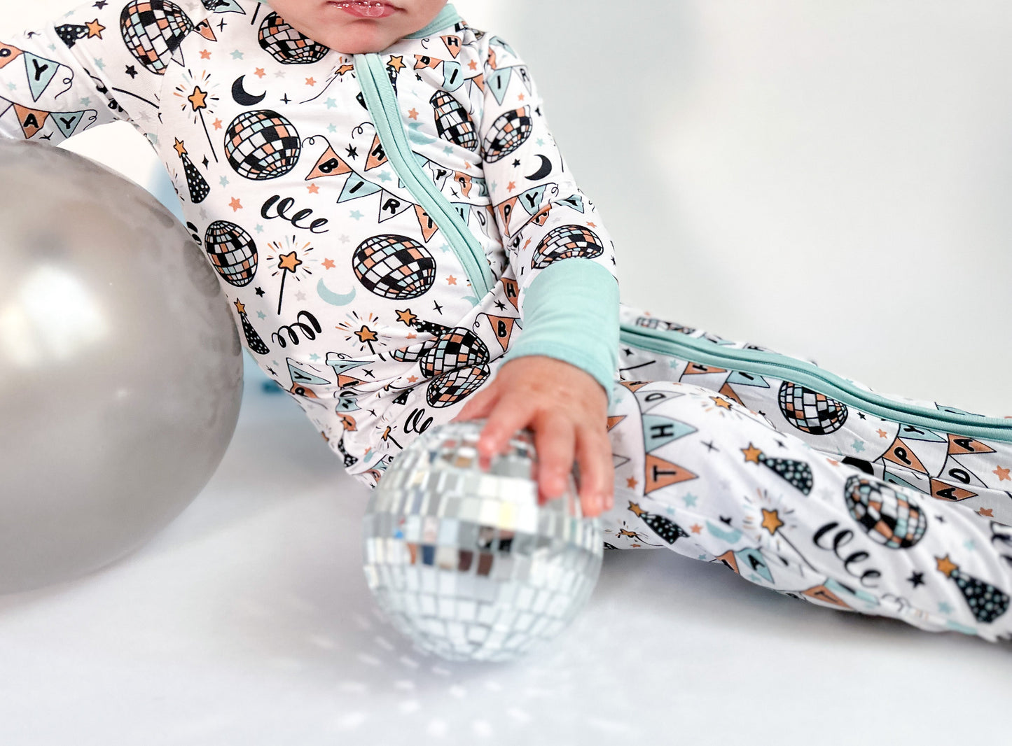 DISCO BIRTHDAY BOY DREAM ROMPER