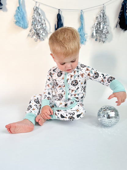 DISCO BIRTHDAY BOY DREAM ROMPER