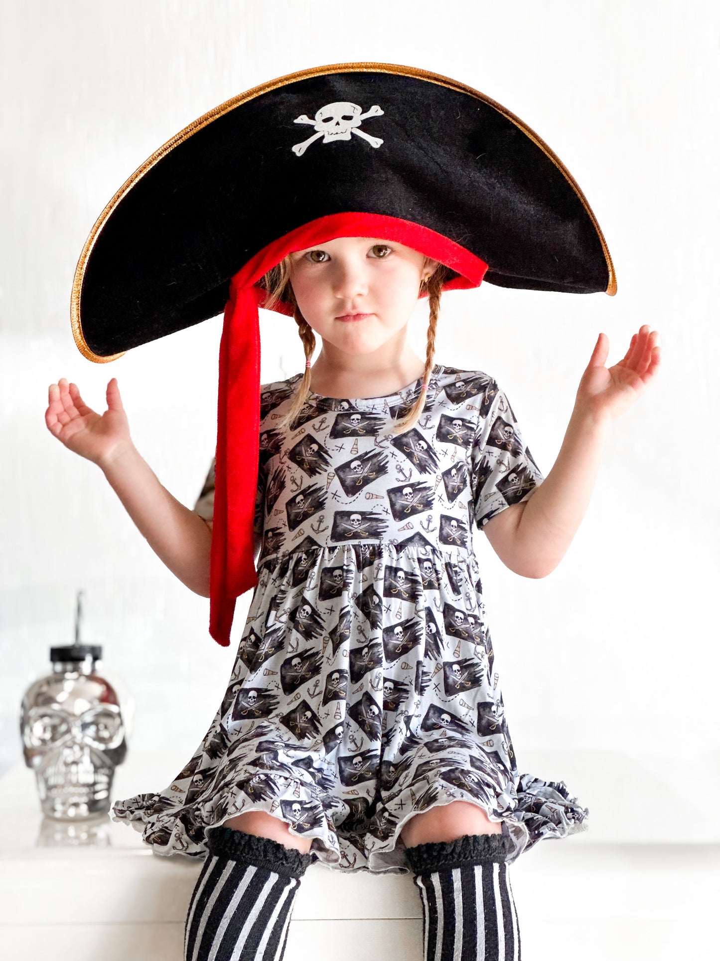 PIRATE CREW DREAM RUFFLE DRESS