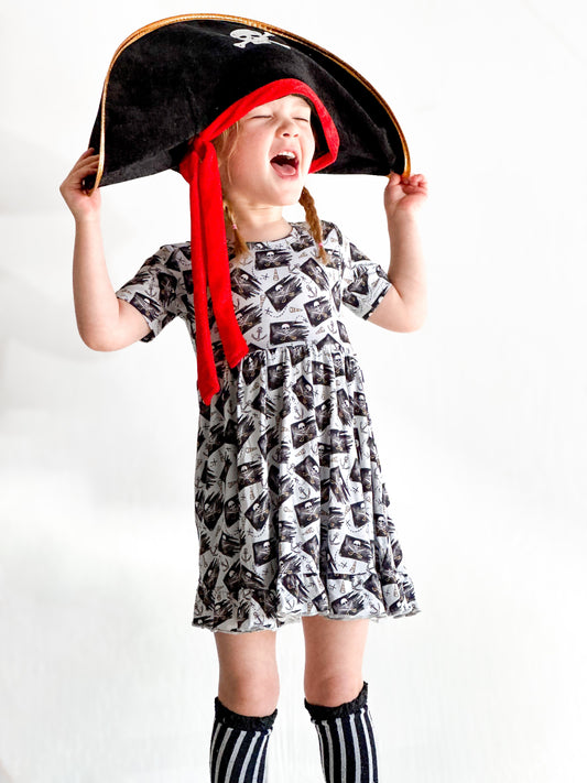 PIRATE CREW DREAM RUFFLE DRESS