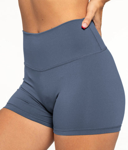 Women's Luxe Seamless Shorts (Gray)