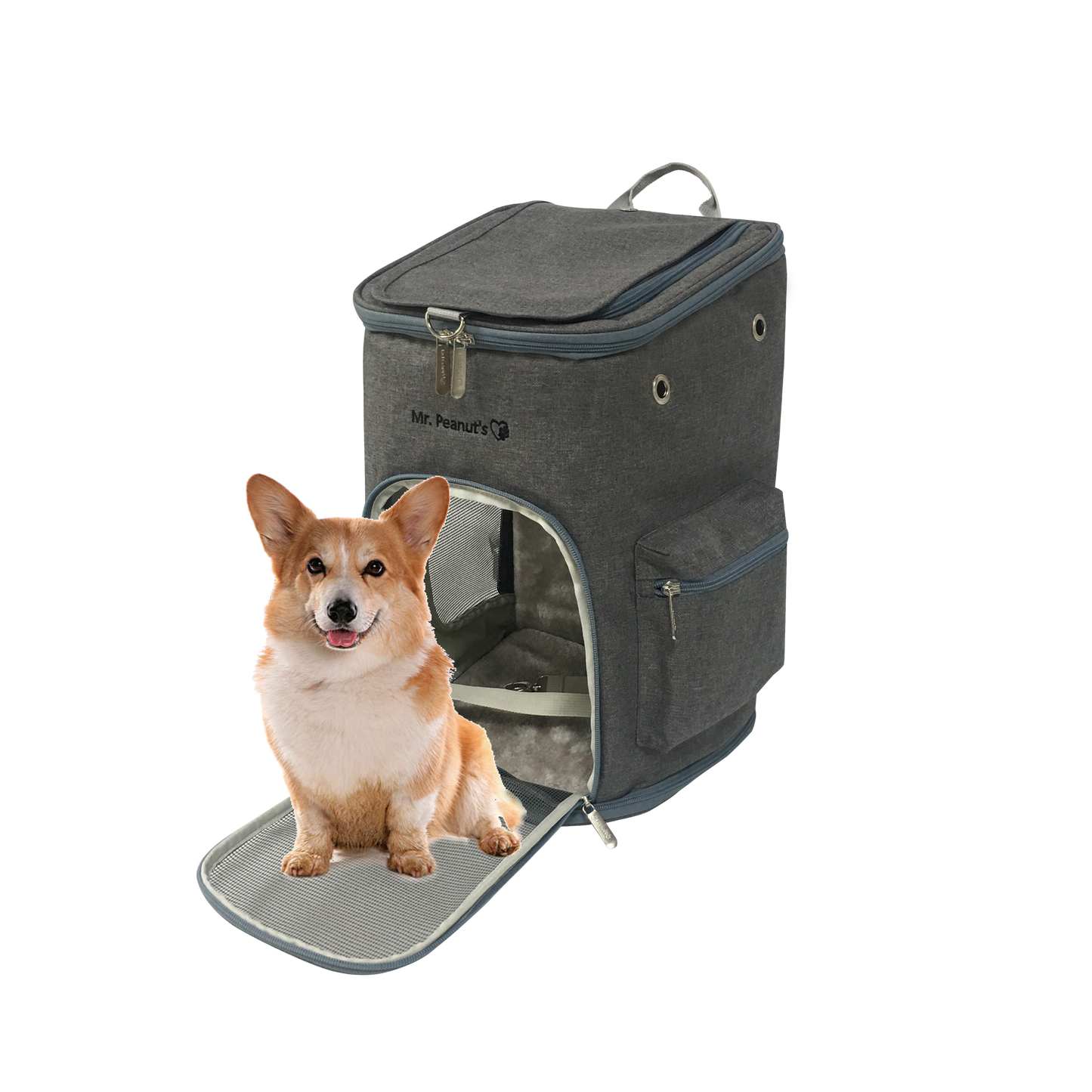 Mr. Peanut's Vancouver Series Backpack Pet Carrier for Smaller Cats and Dogs