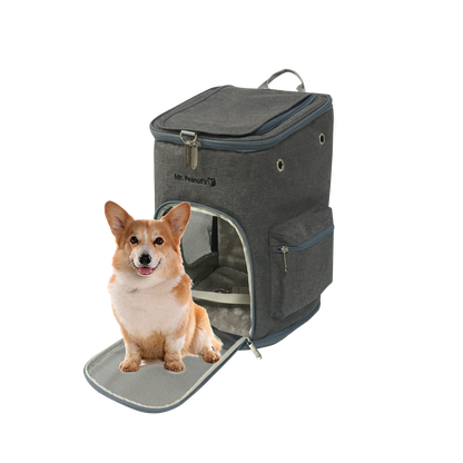 Mr. Peanut's Vancouver Series Backpack Pet Carrier for Smaller Cats and Dogs