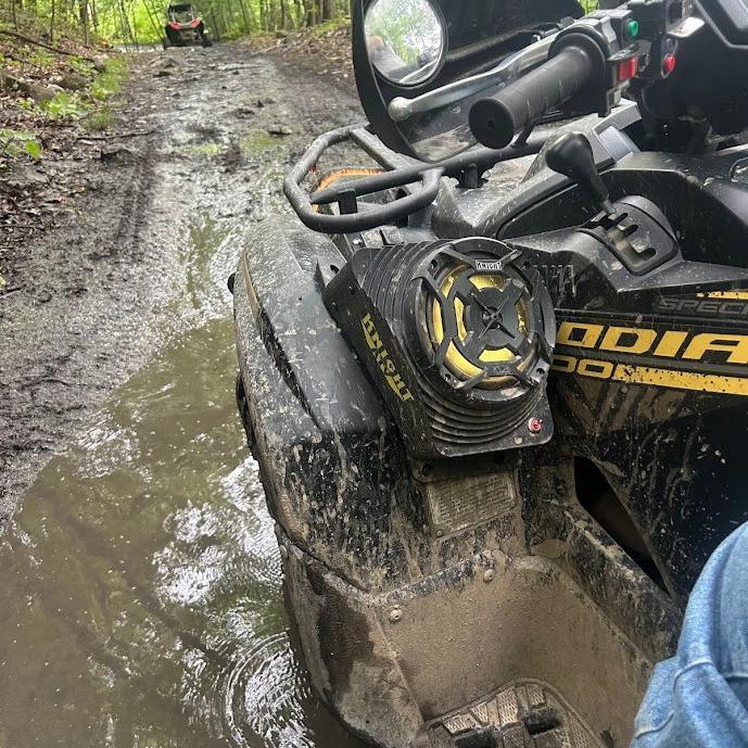 Yamaha Kodiak Bluetooth ATV Speaker Pods - Fender Mounted