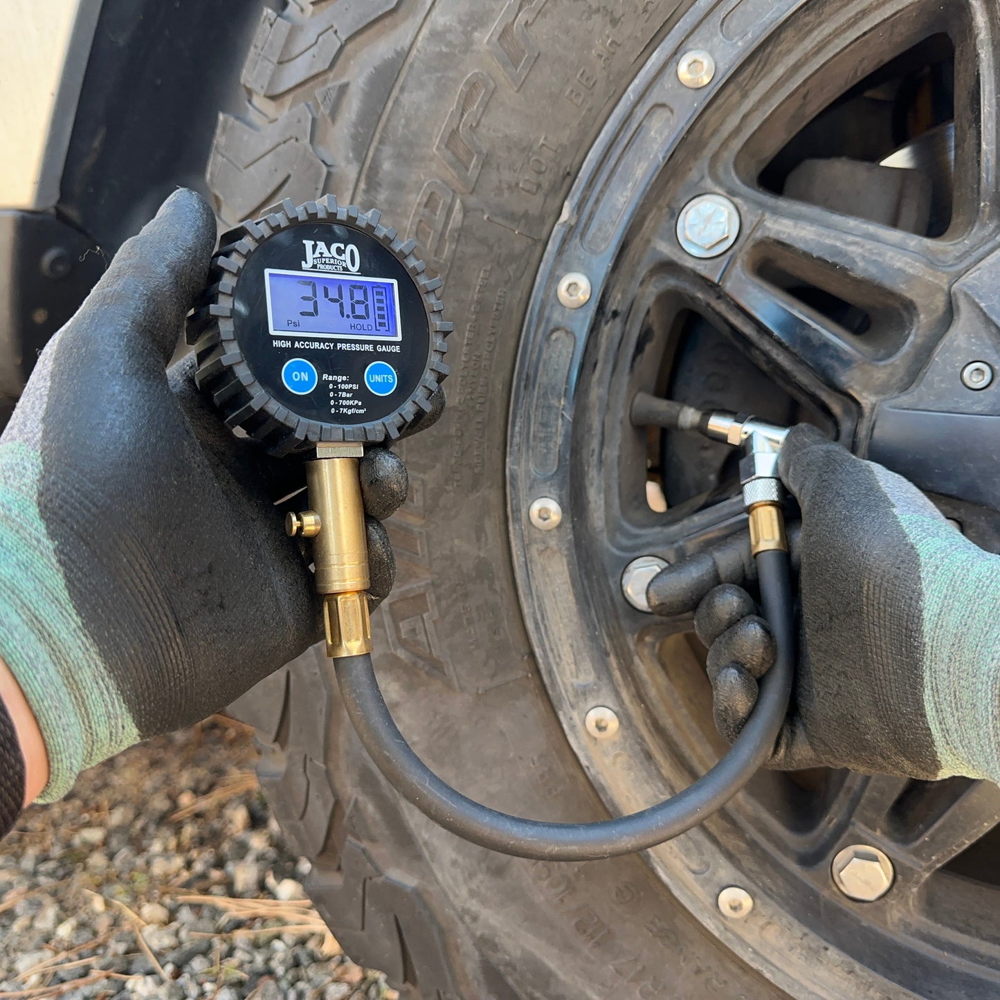 ElitePro™ Digital Tire Pressure Gauge - Professional Accuracy - 100 PSI