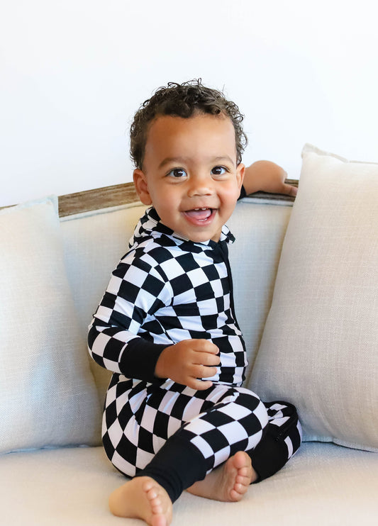 OREO CHECKERS DREAM ROMPER HOODIE